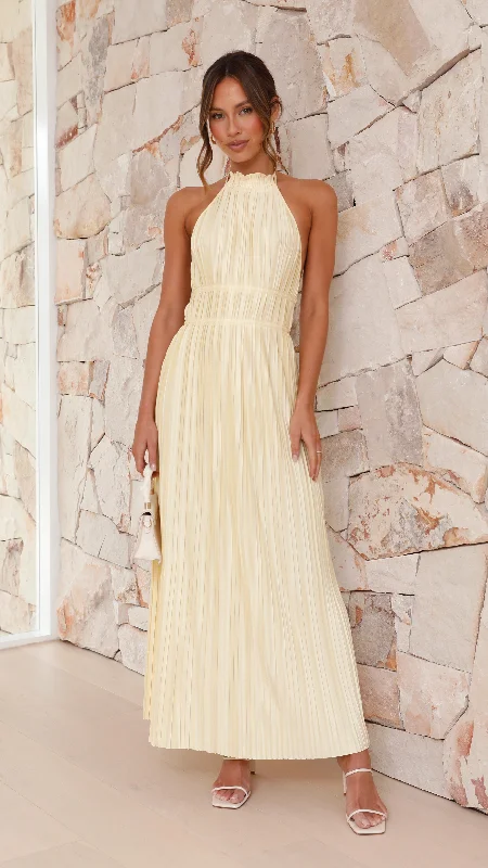 Frances Maxi Dress - Yellow