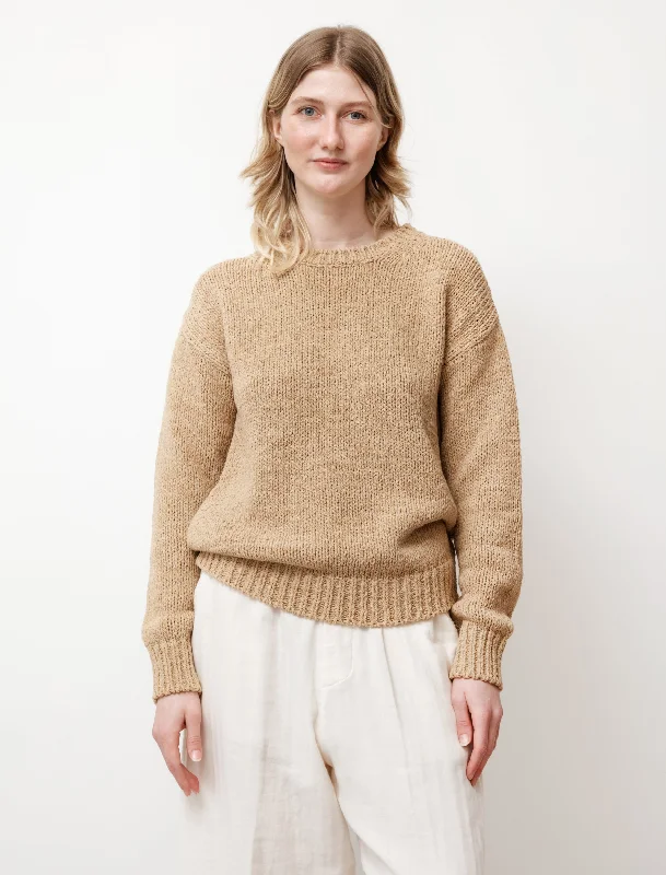 Fashion-forward women’s clothing on a budget   Fettucia Sweater Light Khaki