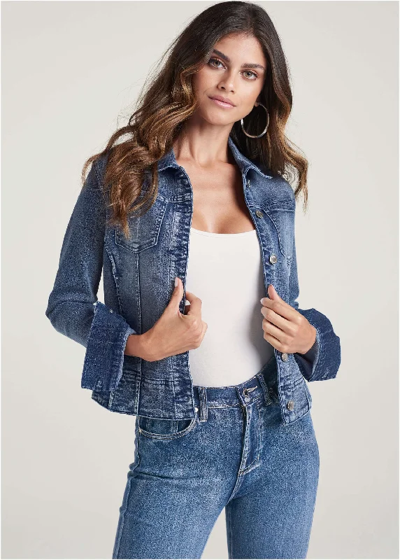 Effortlessly stylish outfits for the modern woman   Jean Jacket - Medium Wash