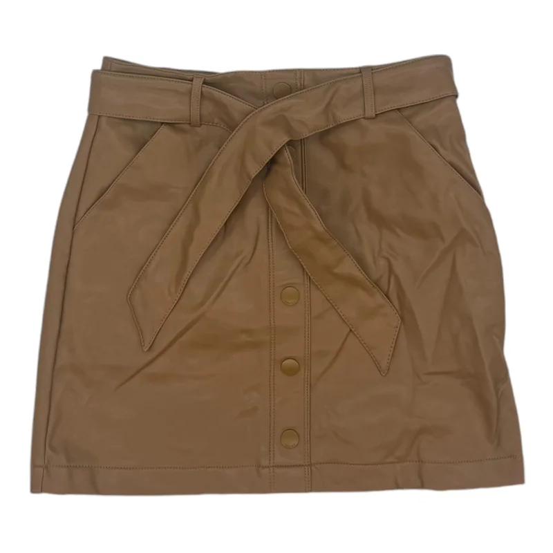 SKIRT MINI & SHORT by ABERCROMBIE AND FITCH In TAN, Size: XS